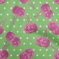 thumbnail image 1 of oneOone Cotton Poplin Twill Pink Fabric Cherry Craft Projects Decor Fabric Printed By The Yard 56 Inch Wide, 1 of 4