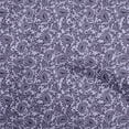 thumbnail image 1 of oneOone Cotton Poplin Twill Purple Fabric Asian Batik Paisley Dress Material Fabric Print Fabric By The Yard 56 Inch Wide, 1 of 4