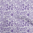 thumbnail image 1 of oneOone Cotton Poplin Twill Purple Fabric Floral Silhouette Diy Clothing Quilting Fabric Print Fabric By Yard 56 Inch Wide, 1 of 4