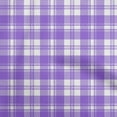 thumbnail image 1 of oneOone Cotton Poplin Twill Purple Fabric Tartan Fabric For Sewing Printed Craft Fabric By The Yard 56 Inch Wide, 1 of 4