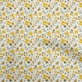 thumbnail image 1 of oneOone Cotton Poplin Twill White Fabric Floral Sewing Material Print Fabric By The Yard 56 Inch Wide, 1 of 4