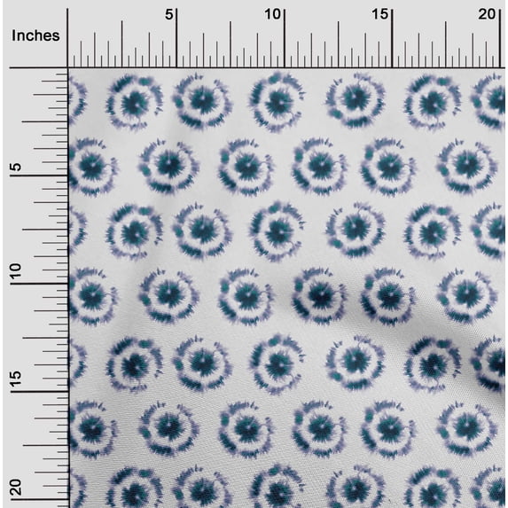 oneOone Cotton Poplin Twill White Fabric Tie Dye Dress Material Fabric Print Fabric By The Yard 56 Inch Wide-PCC