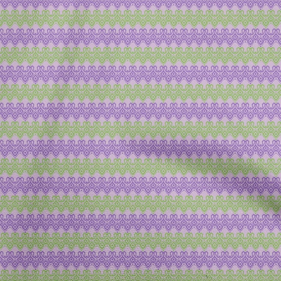 oneOone Cotton Poplin Violet Fabric Geometric Sewing Craft Projects Fabric Prints By Yard 56 Inch Wide