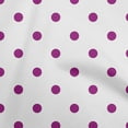 thumbnail image 1 of oneOone Cotton Poplin White Fabric Polka Sewing Material Print Fabric By The Yard 42 Inch Wide, 1 of 6