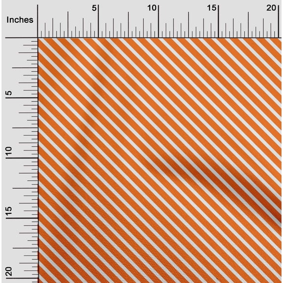 oneOone Cotton Poplin White Fabric Stripes Diy Clothing Quilting Fabric Print Fabric By Yard 42 Inch Wide-F0