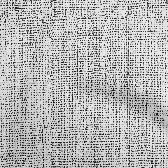 oneOone Cotton Poplin White Fabric Texture Quilting Supplies Print Sewing Fabric By The Yard 56 Inch Wide