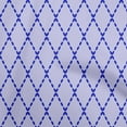 thumbnail image 1 of oneOone Cotton Silk Bluish Violet Fabric Argyle Sewing Material Print Fabric By The Yard 42 Inch Wide, 1 of 4