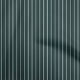 thumbnail image 1 of oneOone Cotton Silk Dark Teal Blue Fabric Stripes Craft Projects Decor Fabric Printed By The Yard 42 Inch Wide, 1 of 6