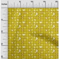 thumbnail image 1 of oneOone Cotton Silk Fabric Diamond & Triangle Geometric Printed Craft Fabric BTY 42 Inches Wide, 1 of 4