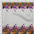 thumbnail image 1 of oneOone Cotton Silk Fabric Leaves & Flower Panel Print Fabric By Yard 42 Inch Wide, 1 of 3