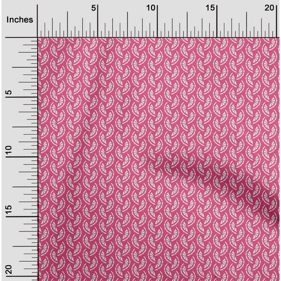 oneOone Cotton Silk Fabric Lemon Slice Block Print Fabric By The Yard 42 Inch Wide