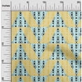 thumbnail image 1 of oneOone Cotton Silk Fabric Stripe|Diamond & Triangle Geometric Print Fabric BTY 42 Inch Wide, 1 of 4