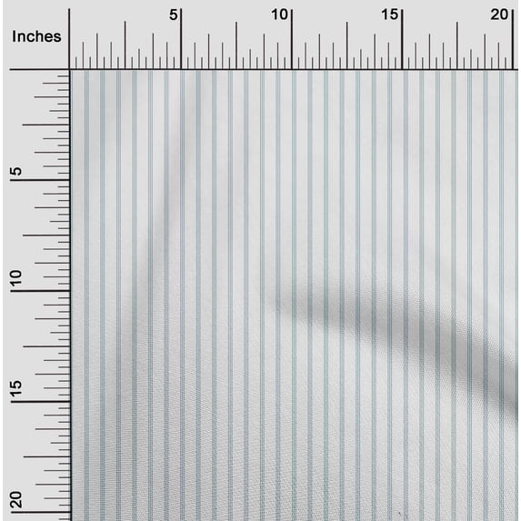 oneOone Cotton Silk Fabric Vertical Stripe Print Fabric BTY 42 Inch Wide
