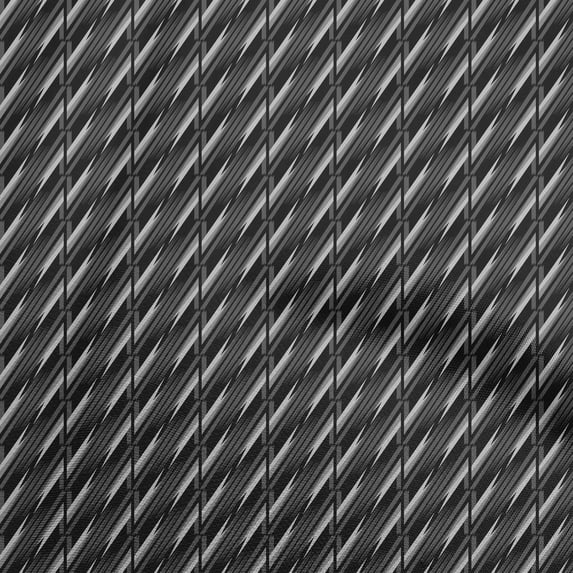 oneOone Cotton Silk Gray Fabric Abstracts Fabric For Sewing Printed Craft Fabric By The Yard 42 Inch Wide