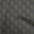 thumbnail image 1 of oneOone Cotton Silk Gray Fabric Floral Sewing Material Print Fabric By The Yard 42 Inch Wide, 1 of 5
