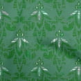 thumbnail image 1 of oneOone Cotton Silk Green Fabric Damask Diy Clothing Quilting Fabric Print Fabric By Yard 42 Inch Wide, 1 of 4