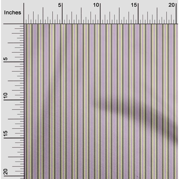 oneOone Cotton Silk Light Purple Fabric Stripes Sewing Craft Projects Fabric Prints By Yard 42 Inch Wide
