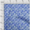 thumbnail image 1 of oneOone Cotton Silk Medium Blue Fabric Batik Sewing Material Print Fabric By The Yard 42 Inch Wide - 6W, 1 of 4