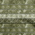 thumbnail image 1 of oneOone Cotton Silk Olive Green Fabric Aaian Batik Sewing Craft Projects Fabric Prints By Yard 42 Inch Wide, 1 of 4