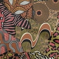 thumbnail image 1 of oneOone Cotton Silk Olive Green Fabric Abstracts Sewing Craft Projects Fabric Prints By Yard 42 Inch Wide, 1 of 6
