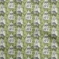 thumbnail image 1 of oneOone Cotton Silk Olive Green Fabric Wild Diy Clothing Quilting Fabric Print Fabric By Yard 42 Inch Wide, 1 of 6