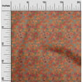thumbnail image 1 of oneOone Cotton Silk Orange Fabric Batik Diy Clothing Quilting Fabric Print Fabric By Yard 42 Inch Wide - YG, 1 of 4