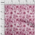 thumbnail image 1 of oneOone Cotton Silk Pink Fabric Flower Watercolor Sewing Fabric By The Yard Printed Diy Clothing Sewing Supplies 42 Inches Wide, 1 of 4