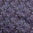 thumbnail image 1 of oneOone Cotton Silk Purple Fabric Asian Batik Floral Sewing Craft Projects Fabric Prints By Yard 42 Inch Wide, 1 of 4