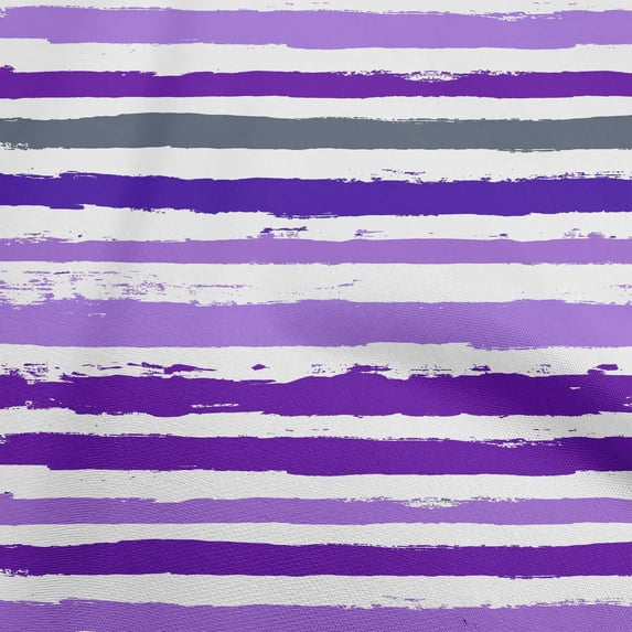 oneOone Cotton Silk Purple Fabric Stripes Sewing Material Print Fabric By The Yard 42 Inch Wide