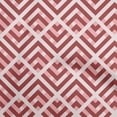 thumbnail image 1 of oneOone Cotton Silk Red Fabric Geometric Craft Projects Decor Fabric Printed By The Yard 42 Inch Wide, 1 of 4