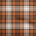 thumbnail image 1 of oneOone Cotton Silk Rust Brown Fabric Tartan Dress Material Fabric Print Fabric By The Yard 42 Inch Wide, 1 of 4
