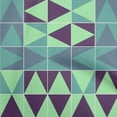 thumbnail image 1 of oneOone Cotton Silk Sea Green Fabric Geometric Sewing Material Print Fabric By The Yard 42 Inch Wide, 1 of 4