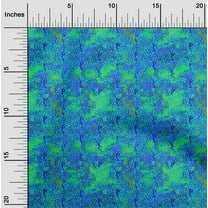 oneOone Cotton Silk Tangerine Yellow Fabric Batik Craft Projects Decor Fabric Printed By The Yard 42 Inch Wide