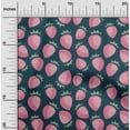 thumbnail image 1 of oneOone Cotton Silk Teal Blue Fabric Strawberry Fruit Diy Clothing Quilting Fabric Print Fabric By Yard 42 Inch Wide, 1 of 4