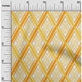 thumbnail image 1 of oneOone Cotton Silk Yellow Fabric Argyle Geometric Sewing Fabric By The Yard Printed Diy Clothing Sewing Supplies 42 Inch Wide, 1 of 4