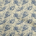 thumbnail image 1 of oneOone Georgette Viscose Beige Fabric Floral Craft Projects Decor Fabric Printed By The Yard 42 Inch Wide, 1 of 4