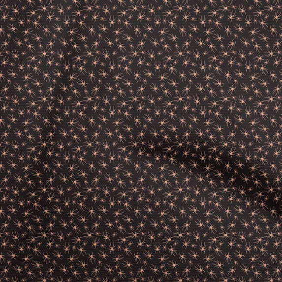 oneOone Georgette Viscose Black Fabric Halloween Quilting Supplies Print Sewing Fabric By The Yard 42 Inch Wide