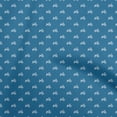 thumbnail image 1 of oneOone Georgette Viscose Blue Fabric Tractor Craft Projects Decor Fabric Printed By The Yard 42 Inch Wide, 1 of 5