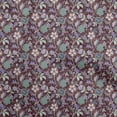 thumbnail image 1 of oneOone Georgette Viscose Brown Fabric Batik Sewing Craft Projects Fabric Prints By Yard 42 Inch Wide, 1 of 5