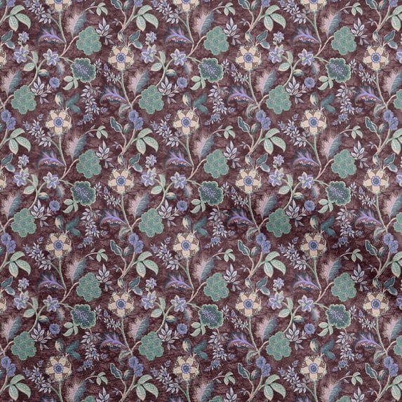 oneOone Georgette Viscose Brown Fabric Batik Sewing Craft Projects Fabric Prints By Yard 42 Inch Wide
