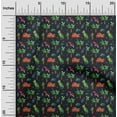 thumbnail image 1 of oneOone Georgette Viscose Dark Navy Blue Fabric Leaves|Palm Tree & Dinosaur Diy Clothing Quilting Fabric Print Fabric By Yard 42 Inch Wide, 1 of 4