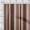 thumbnail image 1 of oneOone Georgette Viscose Fabric Bayadere Stripe Fabric Prints By Yard 42 Inch Wide, 1 of 4