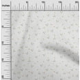 thumbnail image 1 of oneOone Georgette Viscose Fabric Carrot & Rabbit Face Animal Decor Fabric Printed BTY 42 Inch Wide, 1 of 4