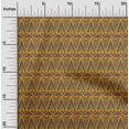 thumbnail image 1 of oneOone Georgette Viscose Fabric Geometric & Floral Block Printed Craft Fabric BTY 42 Inch Wide, 1 of 4