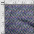 thumbnail image 1 of oneOone Georgette Viscose Fabric Herringbone Geometric Print Sewing Fabric BTY 42 Inch Wide, 1 of 4