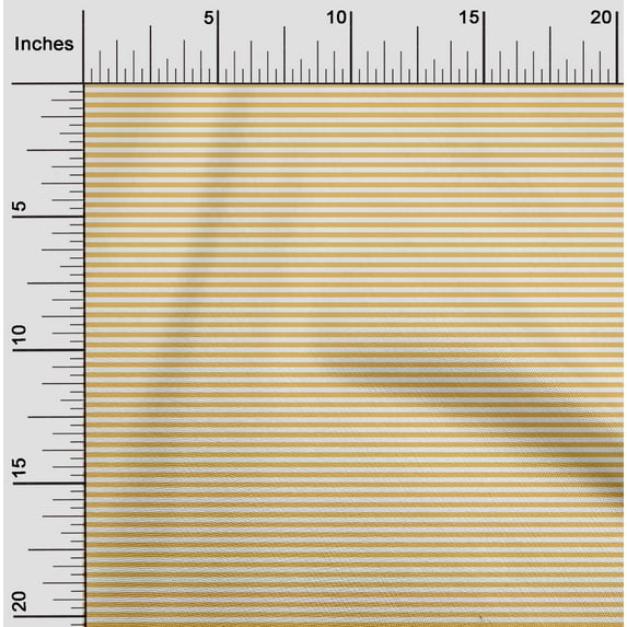 oneOone Georgette Viscose Fabric Horizontal Stripe Print Sewing Fabric BTY 42 Inch Wide