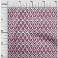 thumbnail image 1 of oneOone Georgette Viscose Fabric Ogee Ikat Print Fabric By Yard 42 Inch Wide, 1 of 4