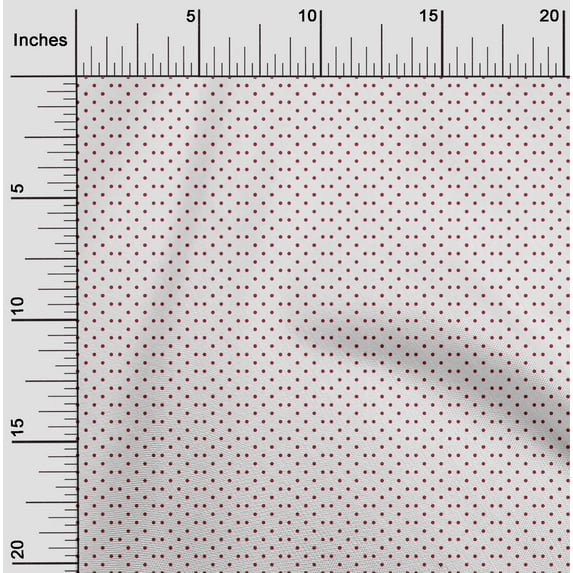 oneOone Georgette Viscose Fabric Polka Dots Printed Craft Fabric BTY 42 Inch Wide