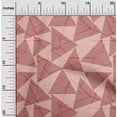 thumbnail image 1 of oneOone Georgette Viscose Fabric Rectangle & Triangle Geometric Print Fabric By The Yard 42 Inches Wide, 1 of 4
