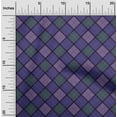 thumbnail image 1 of oneOone Georgette Viscose Fabric Tartan Check Print Fabric By Yard 42 Inch Wide, 1 of 4